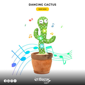 Cute Dancing and Talking Cactus Toy for children