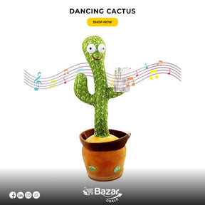 Cute Dancing and Talking Cactus Toy for children