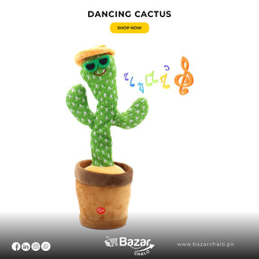 Cute Dancing and Talking Cactus Toy for children