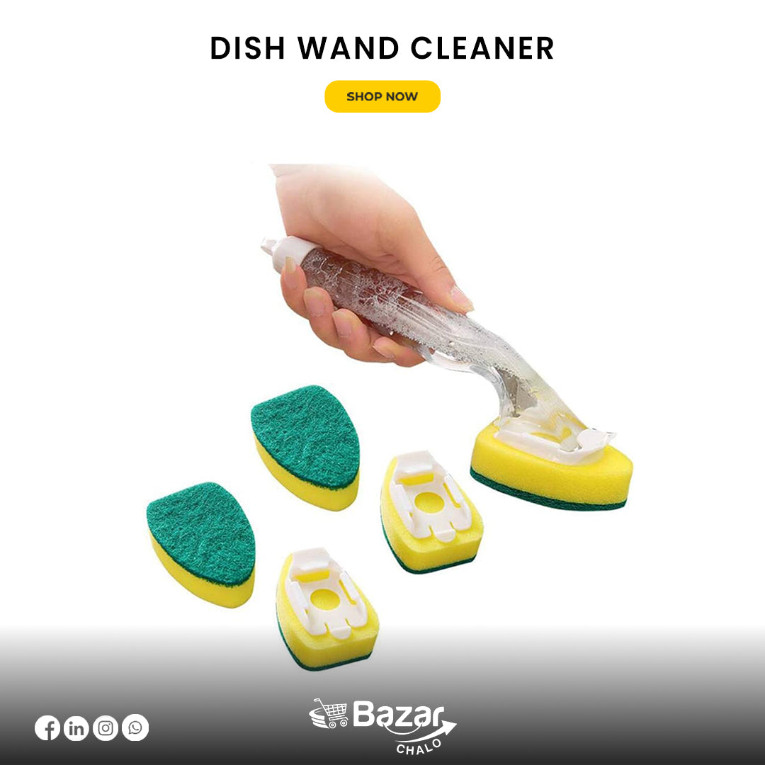 Easy Clean Dish Wand For Washing Cookware And Utensils