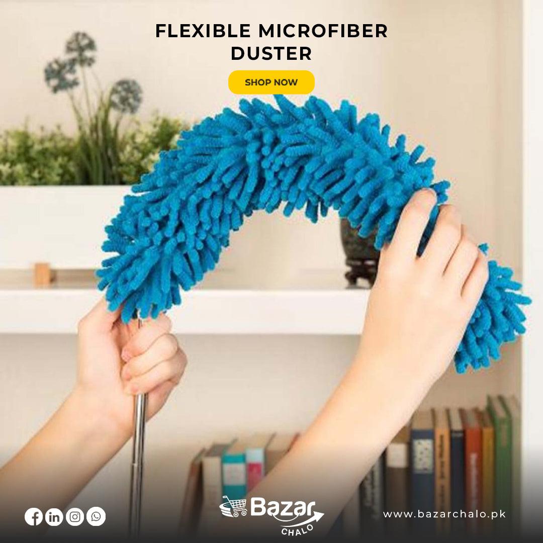 Flexible Microfiber Duster with Long Handle