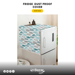 High-Quality Dust Proof Fridge Cover with large Pockets