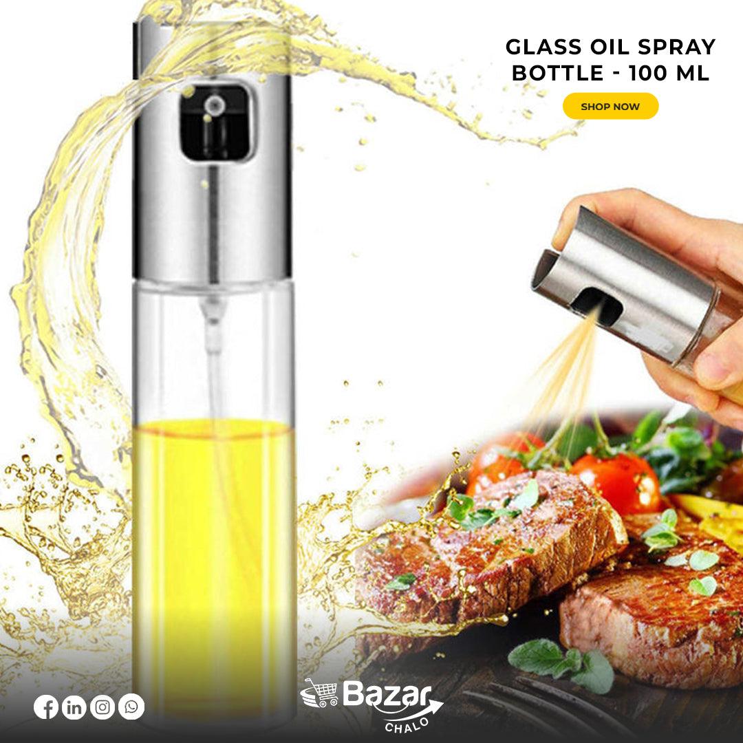 Glass Oil Spray Bottle - 100 ML