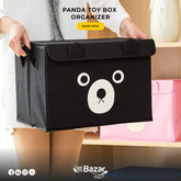 Foldable Panda Toy Box Organizer