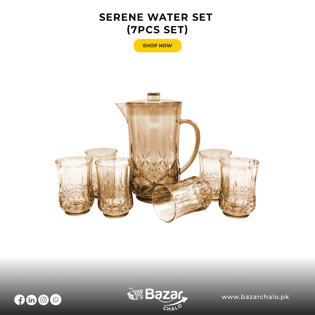 Serene Acrylic Water Set (7pcs Set)