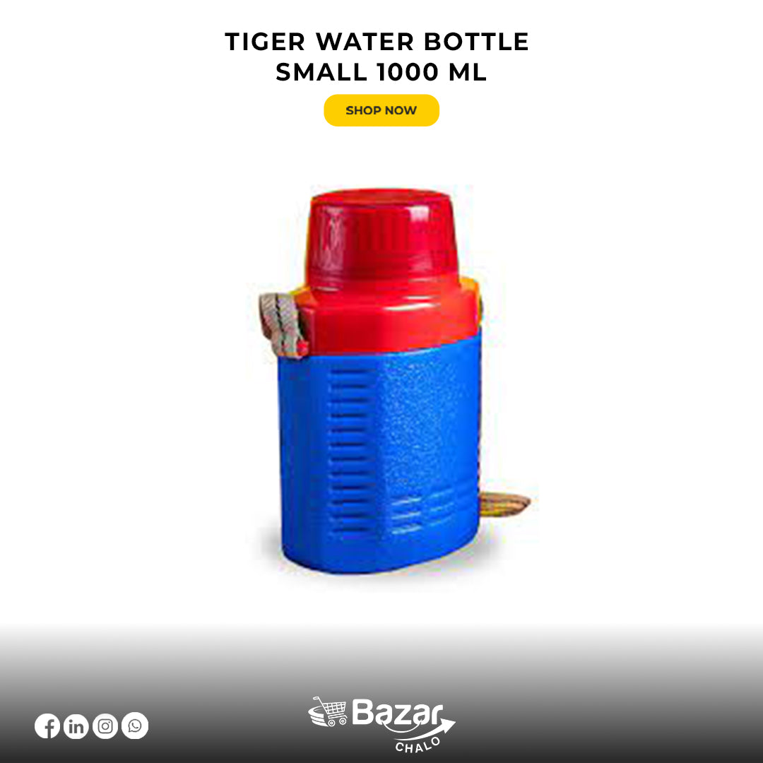 Tiger Water Bottle 1000ml For Kids